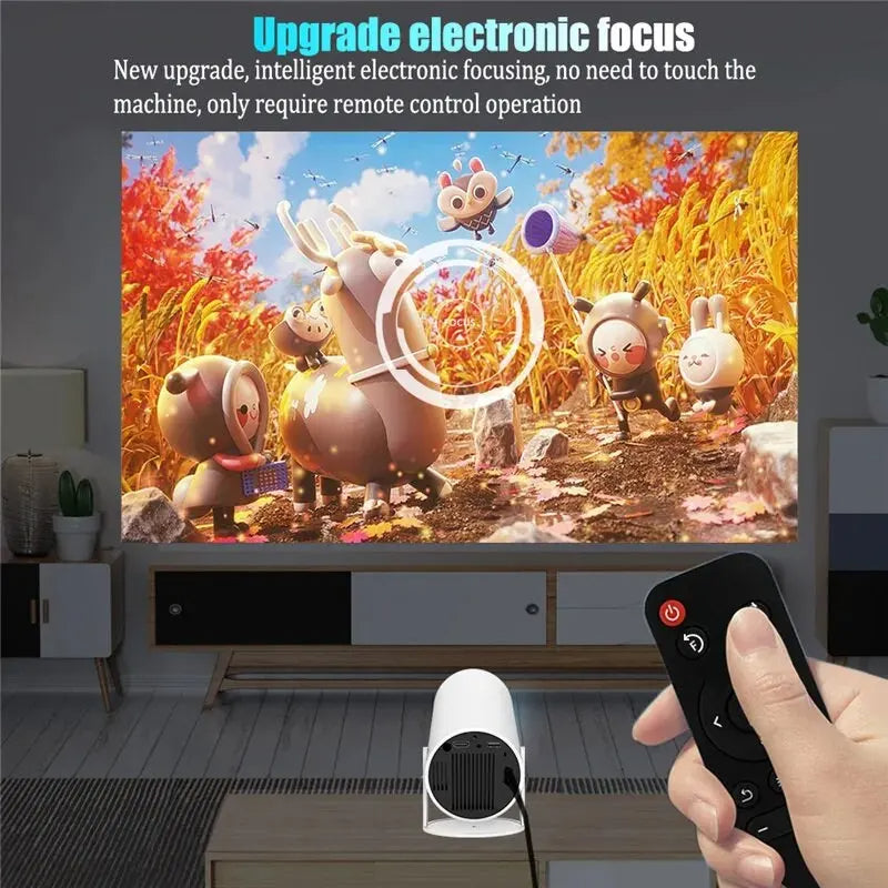 RAMDAN OFFER 49% OFF- Plus HD Projector Portatil 4K 1280x720P Android Wifi LED