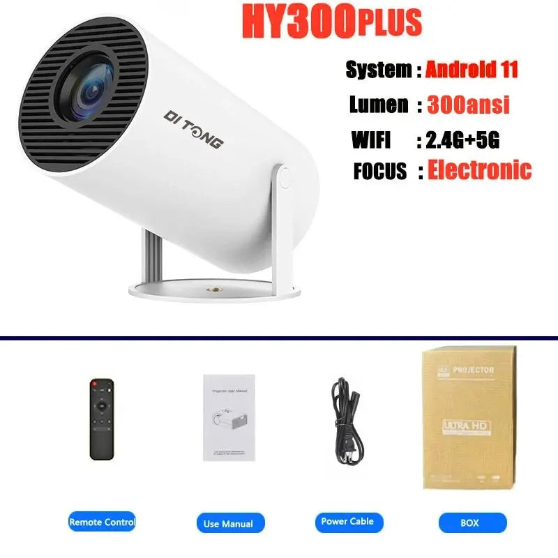 RAMDAN OFFER 49% OFF- Plus HD Projector Portatil 4K 1280x720P Android Wifi LED