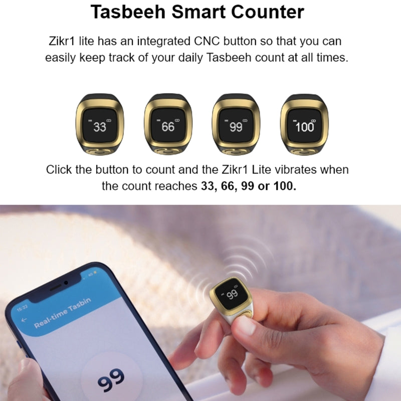 RAMDAN OFFER 49% OFF- Smart Tasbih Tally Counter Ring with Prayer Time Reminder (FREE SHIPPING ) --عرض رمضان: خصم 49% على خاتم عدّ التسبيح الذكي مع مذكرات أوقات الصلاة (شحن مجاني)